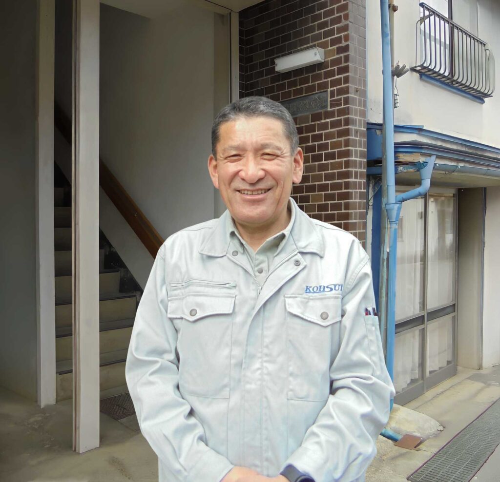 更水建設工業株式会社 代表取締役　田中 章